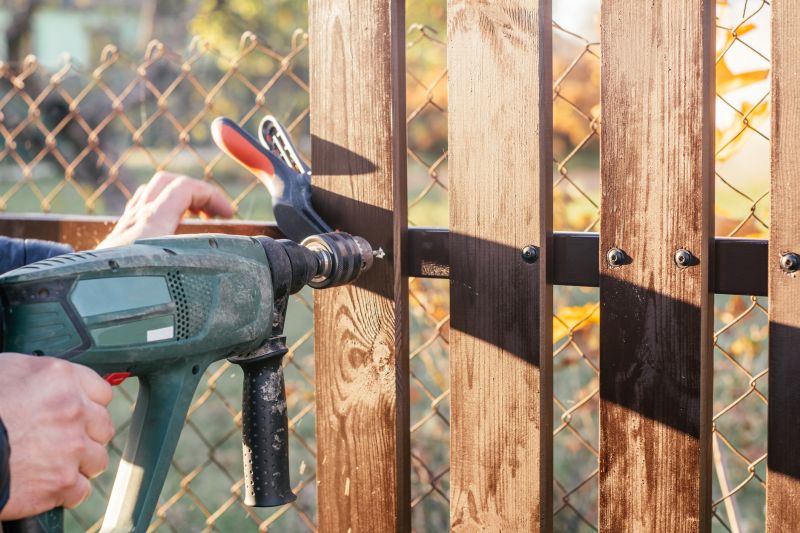Fence Repair in Summer