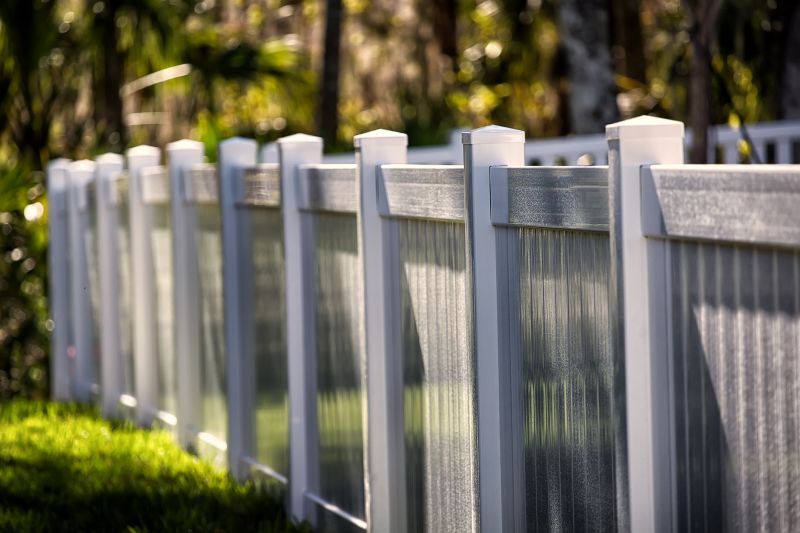 White Pvc Fence Installation